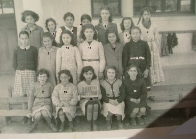 école du Télagh 1953 numérotée