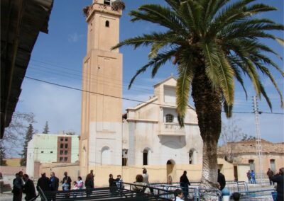 le groupe devant l'église