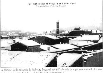 Bel-Abbes Sous la neige
