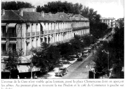 L'avenue de la gare